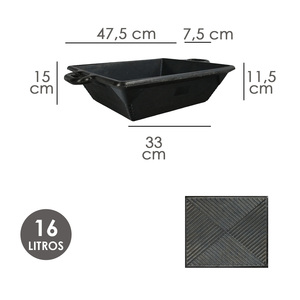 Cassetto in gomma albanese numero 2 da 16 l. - Product Image 3