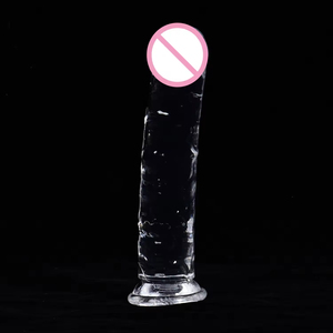 Women's Colorful TPE Adult Product Genre Realistic Design Natural Rubber <b>Dildo</b> Soft Silicone Material Artificial Crystal DildosW - Product Image 5
