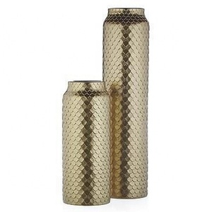 Classic Handcrafted Metal Flower <b>Vase</b> - Product Image 1