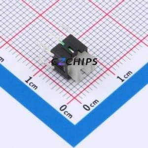 TSL06122-072B830BF-2CD1 Tactile Switch Through hole-6P,6x6mm Switch Single Pole Single Throw Rectangle Button 2.5N 6mm - Product Image 1