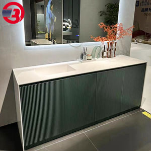 Lavabo Singolo e Doppio in <span class=keywords><strong>Corian</strong></span> Bianco, <span class=keywords><strong>Lavandino</strong></span> in Acrilico Puro per <span class=keywords><strong>Bagno</strong></span>, Lavabo in Superficie Solida - Product Image 6