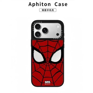 Custodia Protettiva Rigida in PC di Alta Qualità con Superficie a Specchio Supereroe Spider-Man Venom per iPhone 17 16 15 14 Pro Max - Product Image 4