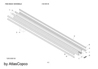 3128308188 Nouvelle poutre d'alimentation pour diverses perceuses, utilisation dans l'exploitation minière, traitement de fonderie, Boomer 104/281dh/K111/K41X
