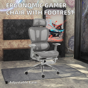 Hot Selling Modern Ergonomic Adjustable Gamer Silla Footrest-Comfortable E-Sports <b>Reclining</b> Fabric Executive <b>Office</b> <b>Chair</b> Steel - Product Image 2