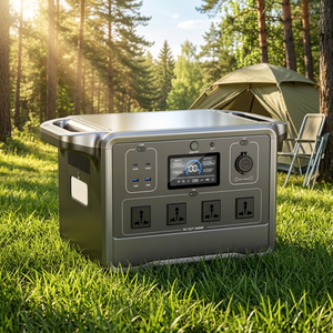Station d'alimentation portable 2400W 3000W LiFePO4, générateur solaire de secours domestique avec application intelligente, onduleur à onde sinusoïdale pure, alimentation de secours d'urgence - Product Image 2