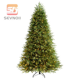 <span class=keywords><strong>Sapin</strong></span> <span class=keywords><strong>de</strong></span> Noël artificiel pré-éclairé <span class=keywords><strong>de</strong></span> 1,5 m avec 8 modes d'éclairage, <span class=keywords><strong>sapin</strong></span> <span class=keywords><strong>de</strong></span> Noël pliable à charnières en PE écologique pour la décoration <span class=keywords><strong>de</strong></span> petits espaces domestiques - Product Image 1