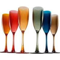 Verres à champagne à clicquot veuve personnalisés polyvalents de haute qualité et verres à champagne club verres à champagne avec boîte-cadeau