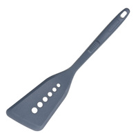 Spatule en silicone flexible antiadhésive résistante à la chaleur, outil de cuisine pour retourner le poisson, les œufs, les crêpes