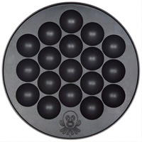 Nouveau concept CE RoHS LFGB ETL Plaque de cuisson multi-réglable 3 en 1 pour omelettes, tokoyaki, roti et crêpes, amovible avec spatule