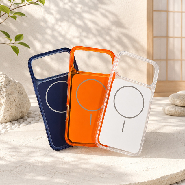 Fashion Shockproof Magnetic Phone Case Slim Protective Cover IMD Craft Mobile Shell for iPhone 17/18 Pro Max Ready Stock