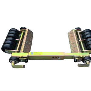 Chariot de roue de positionnement d'outil de déplacement de tige galvanisée d'acier au manganèse de haute qualité, chariot de transporteur de cric de véhicule mobile - Product Image 2
