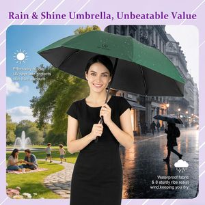 ร่มพับสามตอนราคาถูกจากผู้ผลิตจีน ขายส่ง ร่มพิมพ์โลโก้ตามสั่ง สำหรับโปรโมชั่น - Product Image 3