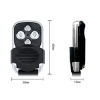 433MHz 315MHz Clonage Porte-clés Télécommande Ouvre-porte de garage universel avec doublons en plastique Remplace les télécommandes