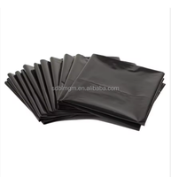 Sacs poubelles jetables noirs épais en PEHD, imprimés par gravure, thermosoudables, anti-fuite, personnalisables, grand format, prix direct usine