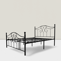 Cadre de lit en métal Focus haute qualité bon prix chambre à coucher minimaliste Design propre et simple meubles de chambre à coucher en fer moderne
