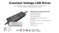 US Plug UL Listed Alimentation sur rail LED 30 watts 12V-Alimentation à intensité variable Compatible 110V à 12v Alimentation à intensité variable