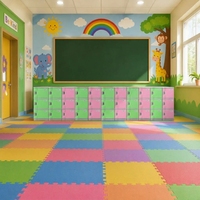 Casiers scolaires en plastique ABS avec bancs, modernes, 6 portes, serrure électronique, démontables, portables, écologiques, étanches