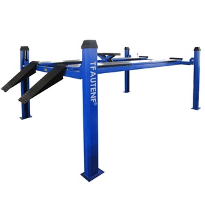 TFAUTENF 4 Toneladas 8820 Lbs Elevador hidráulico de cuatro postes para automóvil/elevador con Gato rodante - Product Image 4