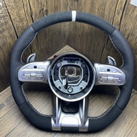 Volant en cuir adapté pour mercedes-benz W204 W205 W211 W203 W212 W176 W213 Cla W210 W124 W177 W221 a C E S Class