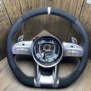 Volant en cuir adapté pour mercedes-benz W204 W205 W211 W203 W212 W176 W213 Cla W210 W124 W177 W221 a C <span class=keywords><strong>E</strong></span> S Class - Product Image 1