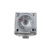 Relais de temps Autonics AT8N en stock, minuterie numérique multifonction avec commande à cadran analogique et prise de relais