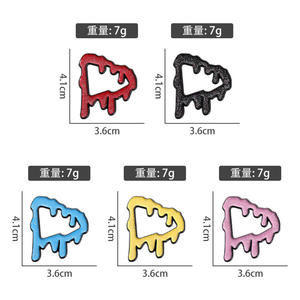 Insignias de Gorra con Visera Mexicanas Baratas al por Mayor, Pines de Metal Esmaltado para Sombrero de Cultura Urbana con Serigrafía en Stock - Product Image 5