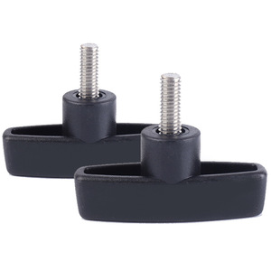 T Type Handle Screws M6 M8 48mm Stainless Steel Plastic Knob Flathead For Construction Industry - Product Image 1