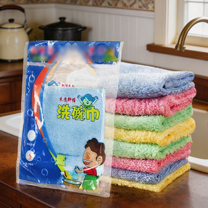 Paño de cocina, extra grueso, absorbente, sin pelusas, quitamanchas, para limpieza de mesas, toalla pequeña para sala de estar - Product Image 2