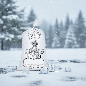 Sacchetto per ghiaccio in cristallo da 8 libbre, capacità 1,5 mil, spessore 1,5 mil, sacchetto di plastica per alimenti per uso domestico - Product Image 2