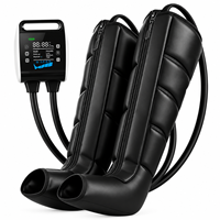 Système de récupération des jambes professionnel Eveekon, bottes de compression d'air sans fil avec compression séquentielle, masseur pour les jambes et les pieds