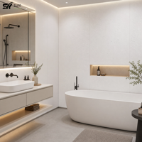 Fournisseur d'usine de panneaux muraux en PVC ignifuges et imperméables, panneaux décoratifs modernes pour l'intérieur