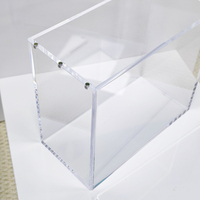 Boîte d'entraînement Elite en acrylique magnétique transparente écologique, protection UV à 99 %, étui de présentation en acrylique ETB pour cartes TCG