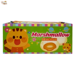 Custom Round Shape Fruit <strong>Jam</strong> Filled Marshmallow <strong>Individually</strong> Wrapped <strong>Mini</strong> Soft Candy Snacks Confectionery for Kids Birthday - Product Image 3