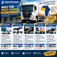 Camion tracteur SHACMAN H3000S 430HP Euro II FAST 12 vitesses, tête de remorque poids lourd, essieu HD 16T, Afrique de l'Ouest, Mali, Sénégal, Côte d'Ivoire