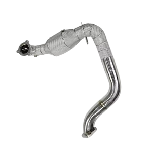 ท่อดาวน์ไปป์ Ss304อัตราการไหลสูง A35L A35 Mercedes Benz <span class=keywords><strong>AMG</strong></span> 2.0T W177 2019-2023ท่อไอเสียพร้อมฉนวนกันความร้อนประสิทธิภาพการแข่งรถ - Product Image 1
