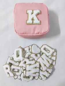 En gros 2.16 Pouces A-Z Chenille Lettre Patchs Fer sur 10 Couleurs Paillettes Chenille pour Vêtements Enfants Sac Lettre Patch Alphabet - Product Image 6