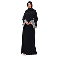 Nouvelle Abaya Traditionnelle Imprimée Grande Taille pour Femmes Musulmanes avec Hijab, Robe Midi Légère et Respirante