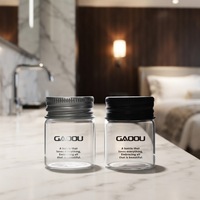 Tube à essai en verre rond, capacité de 12 ml à 110 ml, bouteille, personnalisation de la couleur du bouchon