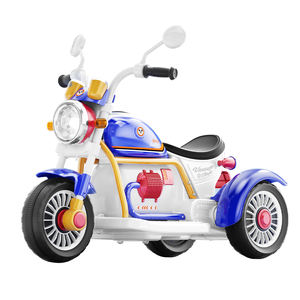 Модный унисекс Детский Электрический мотоцикл <span class=keywords><strong>3</strong></span>-х колесный батарейный привод игрушки автомобили 2-4 От 5 до 7 лет дистанционный трехколесный велосипед - Product Image 1
