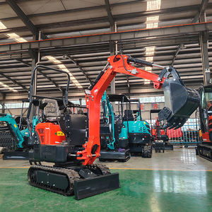 1.5 tonnes Pelles miniatures Mini chenille hydraulique Petite taille Construction Jardin Ménage Ferme Serre - Product Image 2