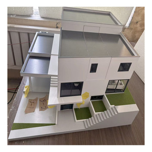 Maqueta Arquitectónica <span class=keywords><strong>de</strong></span> Casa Moderna, Plástico Duradero, Detalles Exteriores para Diseño, Exhibición y Promoción <span class=keywords><strong>de</strong></span> Ventas - Product Image 1