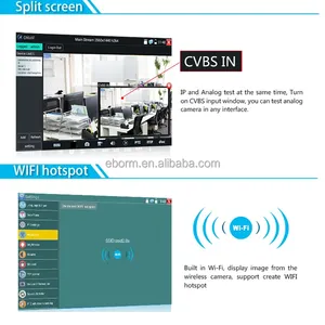 7inch tất cả trong một 8K Camera Tester mạng và cáp CCTV Tester X7-MOVTADHS Pro xách tay CCTV Tester Monitor - Product Image 6