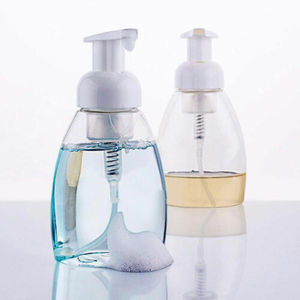 Dispenser in Plastica Trasparente con Pompa per Shampoo, Lozione e <span class=keywords><strong>Sapone</strong></span> Liquido - Product Image 1