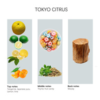 CREAROMA Tokyo Citrus Charm Huile de parfum longue durée pour diffuseur d'arômes Parfum d'huile Parfum
