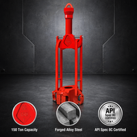 Élévateur de collier de forage certifié API 8C, robuste, 150T, pince de manutention de tuyaux pour opérations de réparation et de forage en champ pétrolier