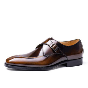 Zapatos Oxford Formales de Negocios para Hombre, Punta en Pico, Cuero Genuino, Resistentes al Agua, Transpirables, con Soporte de Arco, Gran Venta - Product Image 1