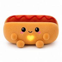 Peluche personnalisée XDTAI Hotdog, rembourrée en coton PP et polyester, 11-30 cm, unisexe, cadeau OEM ODM