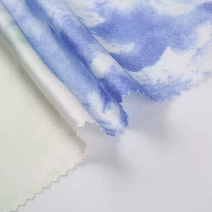 Tela Tejida Estampada Digitalmente de Satén Raso con Volantes 100% Poliéster para Vestido o Blusa - Product Image 1