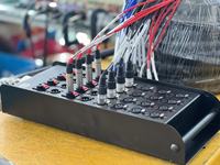 Câble multipaire pour boîtier de scène 16 canaux |   Câble de microphone à connecteurs XLR codés par couleur, 12x XLR Femelle + 4x XLR Mâle + 4x TRS Femelle, pour panneau latéral