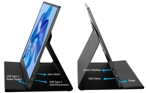 10.5/13.3 Inch IPS Panel Mobile Workstation Multiple <strong>Systems</strong> Laptop Monitor <strong>Extender</strong> Portable Dual Monitor Type C - Product Image 3